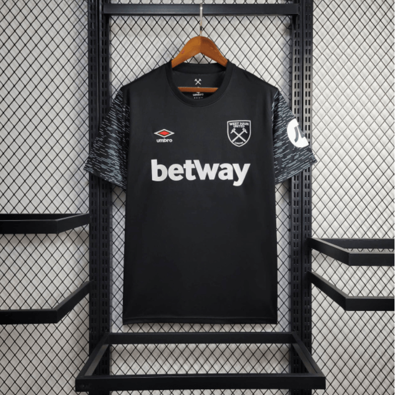 Camisa West Ham United 24/25 Away - Preto - DA Sports Oficial