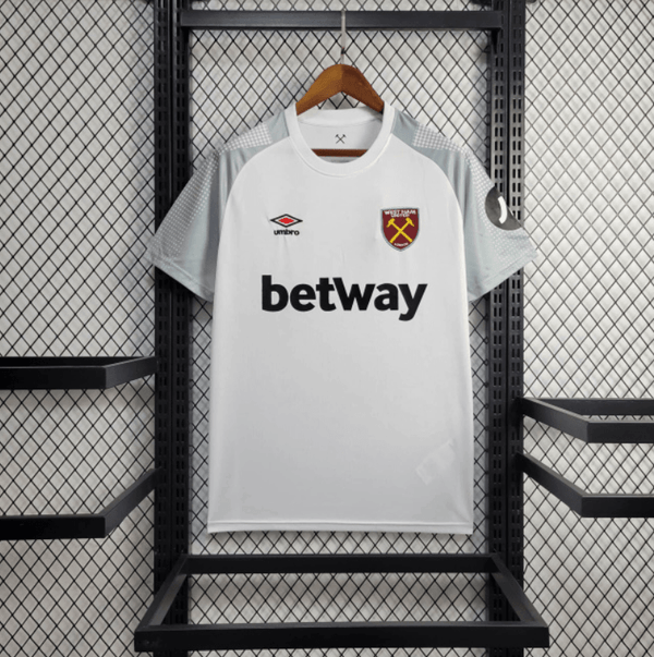 Camisa West Ham United 24/25 Treino - Branco - DA Sports Oficial