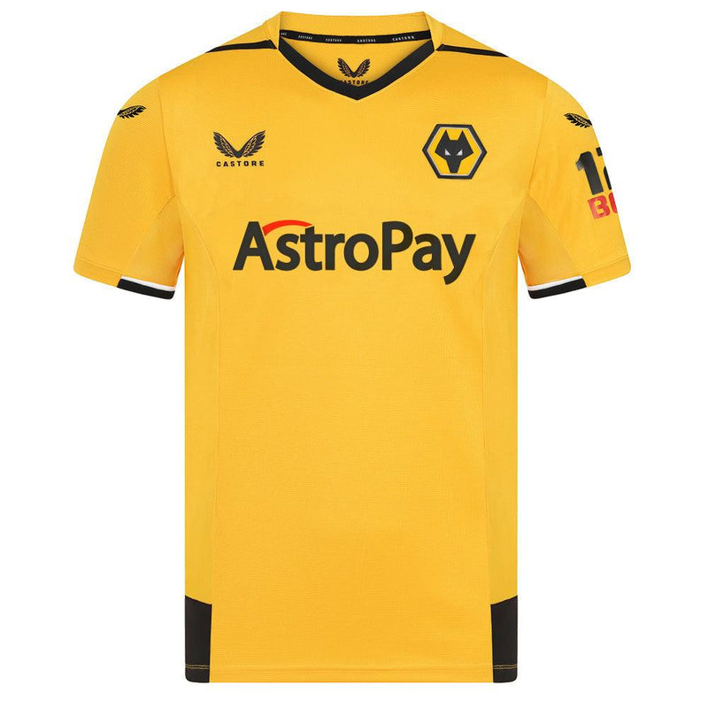 Camisa Wolves I 22/23 Castore - Amarelo - DA Sports Oficial