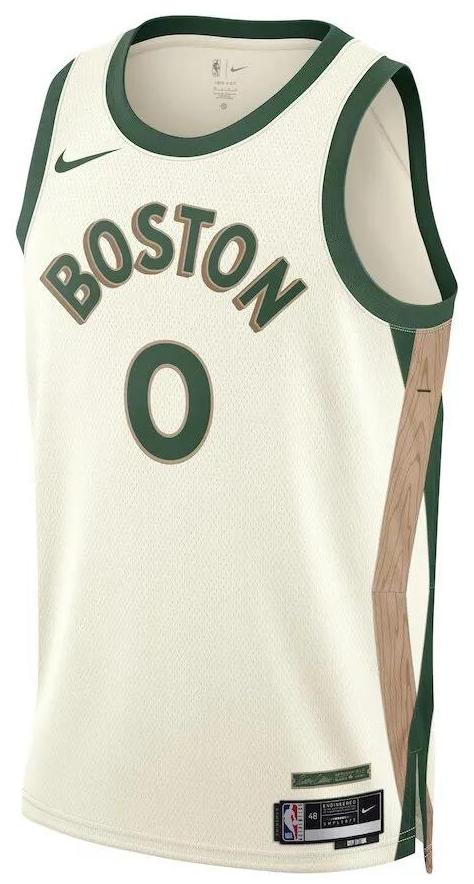 Boston Celtics Jayson Tatum White 2023/24 Jersey - City Edition