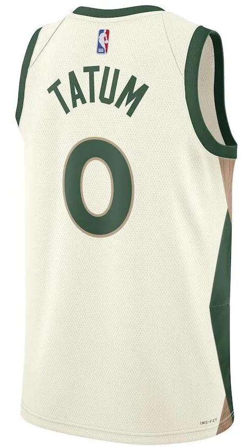 Boston Celtics Jayson Tatum White 2023/24 Jersey - City Edition