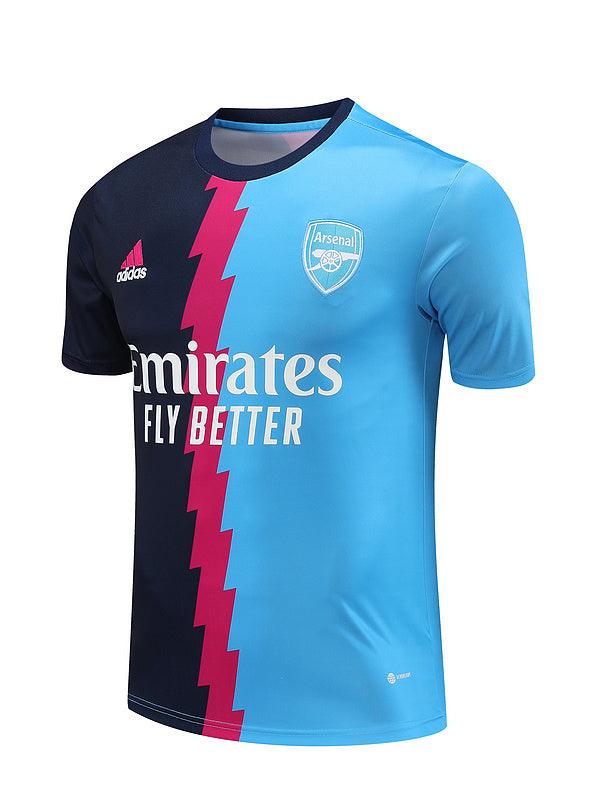 Camiseta Arsenal 23/24 - Treino - Azul Claro/Preto - DA Sports Oficial