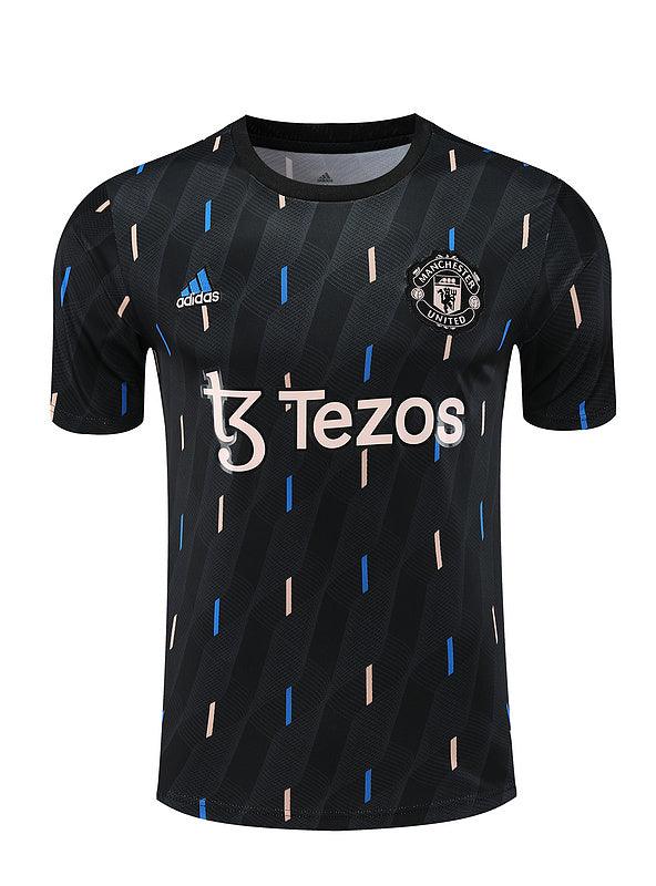 Camiseta Manchester United 23/24 - Treino - Preto - DA Sports Oficial