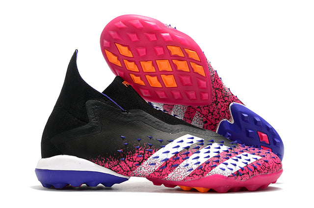 Zapatillas Société Predator Freak + FG Black/Pink/Purple - Cano Alto