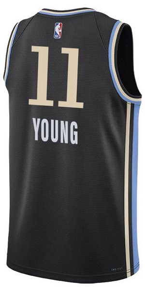 Atlanta Hawks Trae Young Black 2023/24 Jersey - City Edition