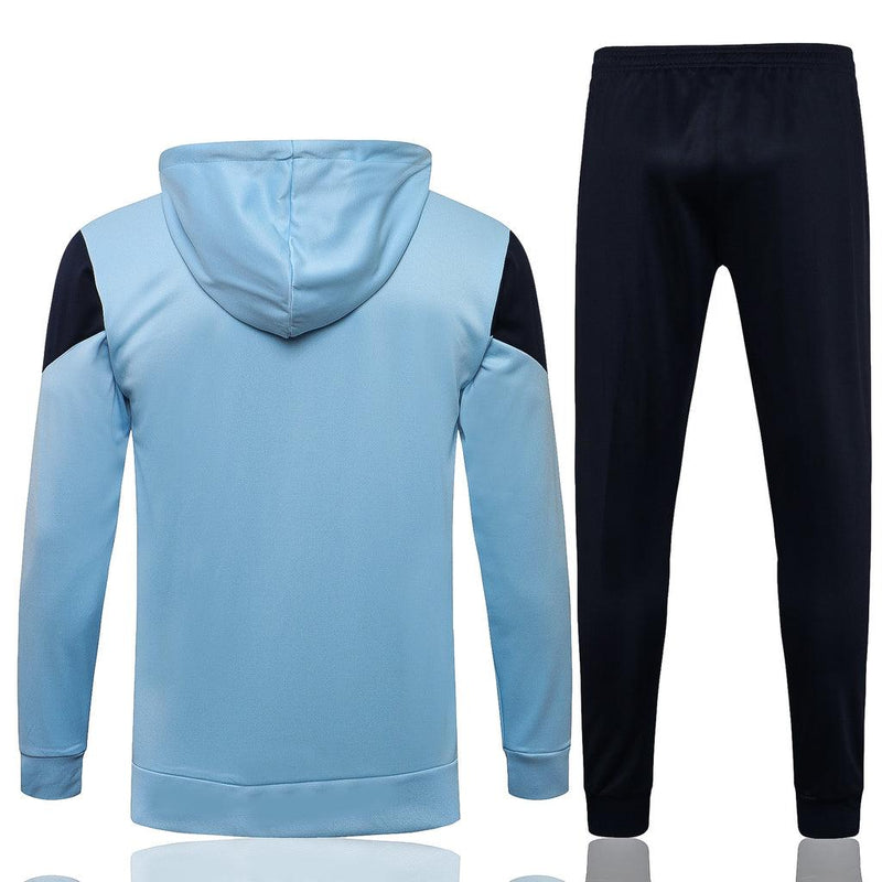 Conjunto Manchester City 21/22 Azul - Puma - Com Capuz - DA Sports Oficial