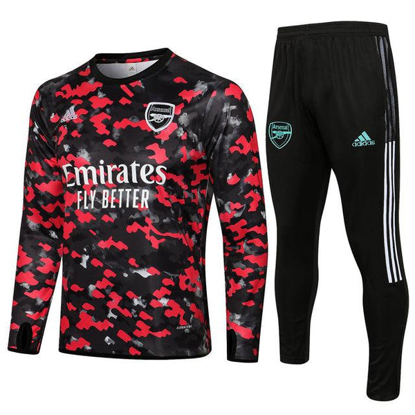 Conjunto Arsenal 21/22 Vermelho e Preto - Adidas - DA Sports Oficial