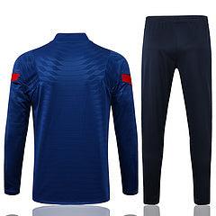 Conjunto Atl��tico de Madrid 21/22 Azul - Nike - Ziper - DA Sports Oficial