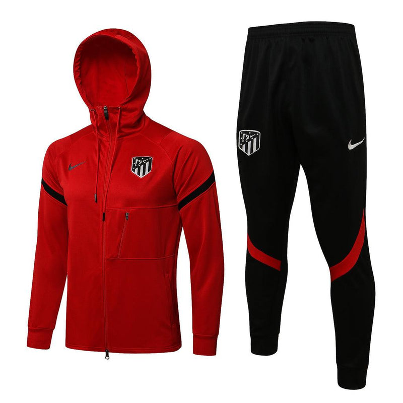 Conjunto Atl��tico de Madrid 21/22 Vermelha - Nike - Com Capuz - DA Sports Oficial