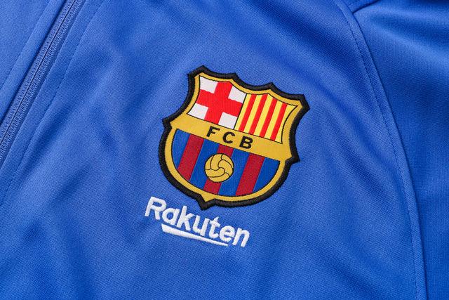 Conjunto Barcelona 2122 Azul Claro - Nike - Com Fecho - DA Sports Oficial