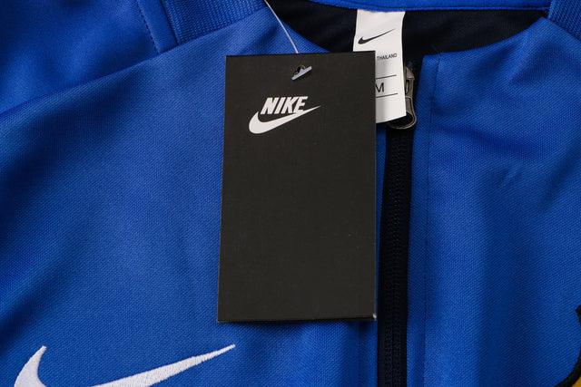 Conjunto Barcelona 21/22 Azul - Nike - Com Fecho - DA Sports Oficial