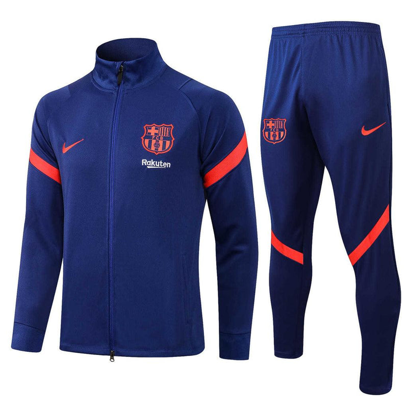 Conjunto Barcelona 2122 Azul Royal - Nike - Com Fecho - DA Sports Oficial