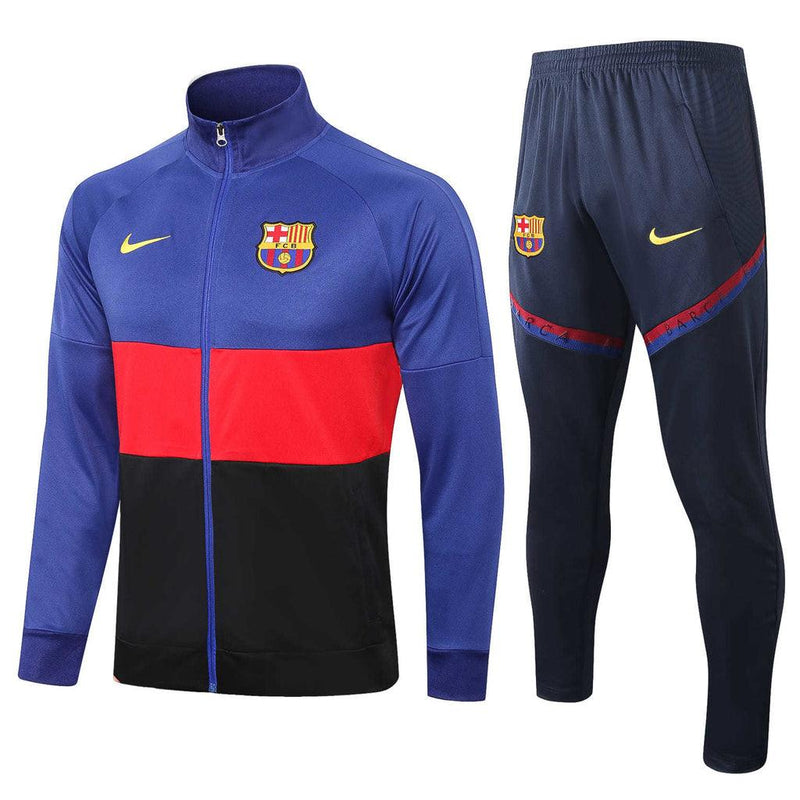 Conjunto Barcelona 21/22 Azul, Vermelho e Preto - Nike - Com Fecho - DA Sports Oficial