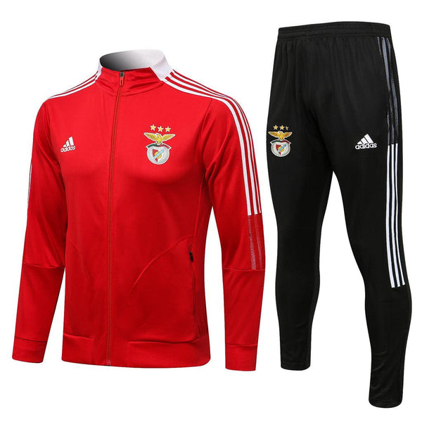 Conjunto Benfica 21/22 Vermelha - Adidas - Com Fecho - DA Sports Oficial