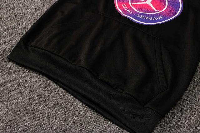 Conjunto PSG 21/22 Preto - Jordan - Com Capuz - DA Sports Oficial