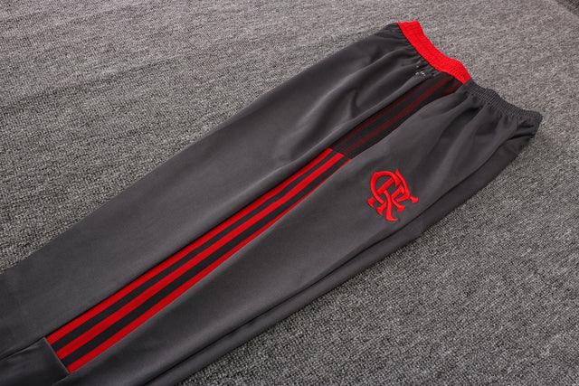 Conjunto Flamengo 21/22 Branca - Adidas - Com Ziper - DA Sports Oficial