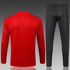 Conjunto Flamengo 21/22 Vermelho e Preto - Adidas - Com Ziper - DA Sports Oficial