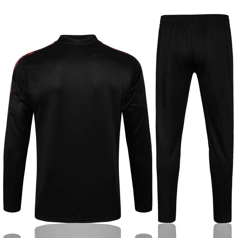 Conjunto Internacional 21/22 Preto - Adidas - Com Ziper - DA Sports Oficial