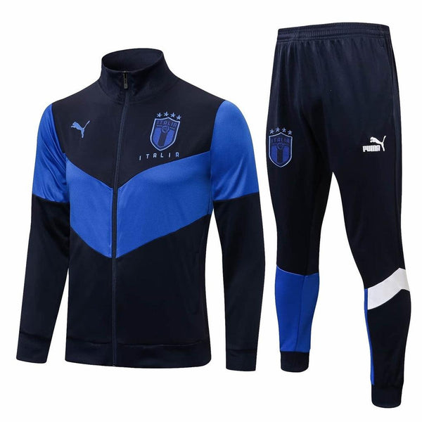 Conjunto It��lia 21/22 Azul - Puma - Com Fecho - DA Sports Oficial