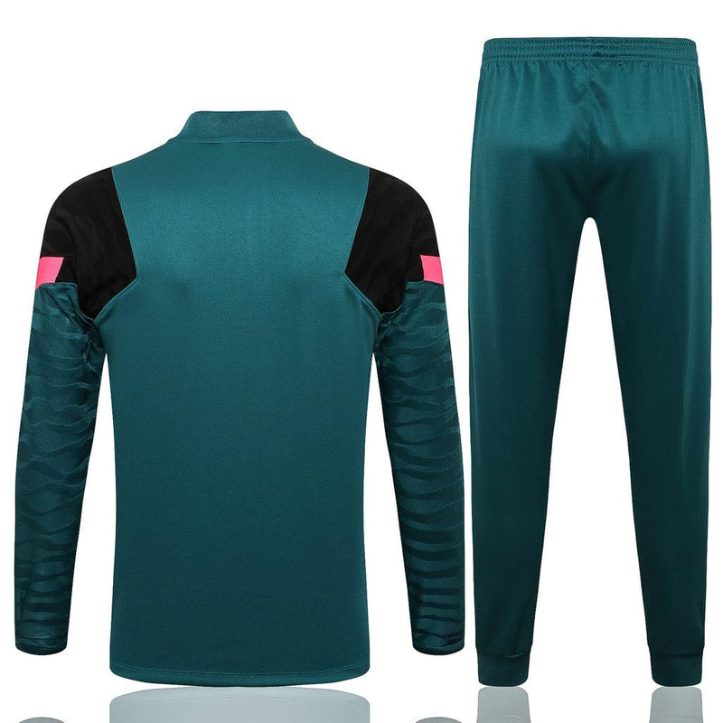 Conjunto Liverpool 21/22 Verde - Nike - Com Ziper - DA Sports Oficial