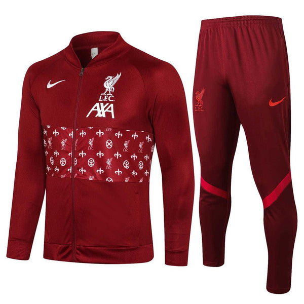 Conjunto Liverpool 21/22 Vermelho - Nike - Com Fecho - DA Sports Oficial