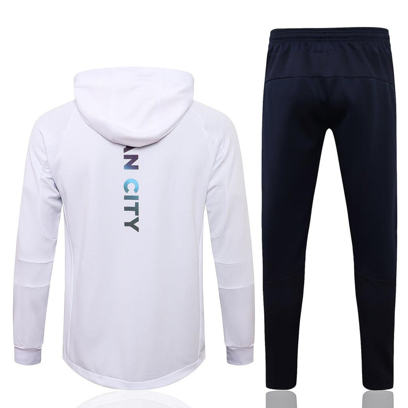 Conjunto Manchester City 21/22 Branco - Puma - Com Capuz - DA Sports Oficial