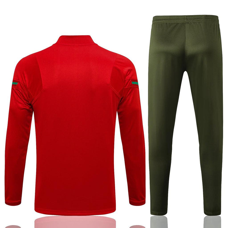 Conjunto Portugal 21/22 Vermelha - Nike - Com Ziper - DA Sports Oficial