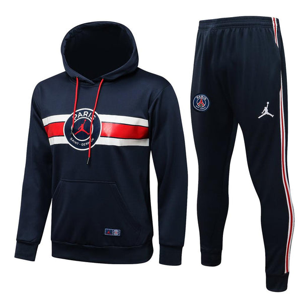 Conjunto PSG 21/22 Azul - Jordan - Com Capuz - DA Sports Oficial