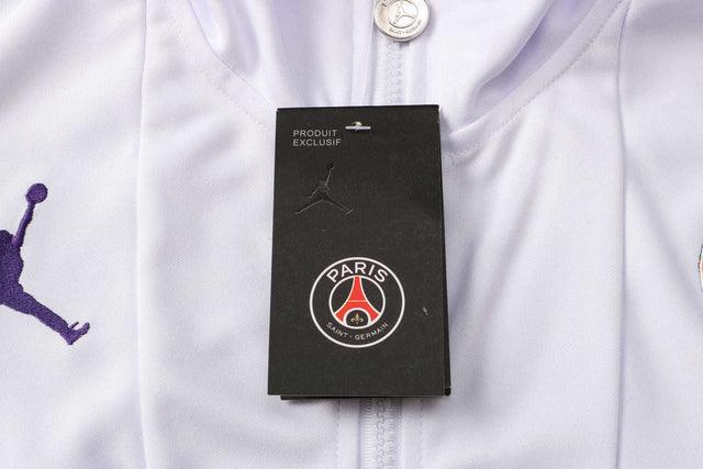 Conjunto PSG 21/22 Branco e Preto - Nike Jordan - Com Fecho - DA Sports Oficial