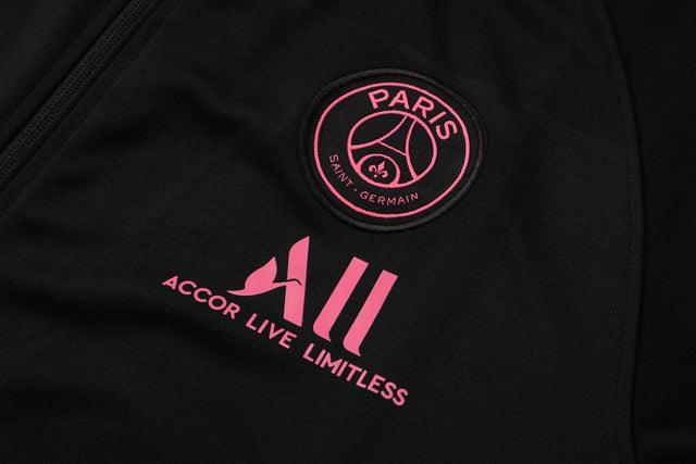 Conjunto PSG 2122 Preta e Rosa - Nike - Com Fecho - DA Sports Oficial