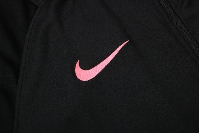 Conjunto PSG 2122 Preta e Rosa - Nike - Com Fecho - DA Sports Oficial