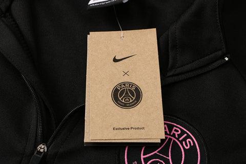 Conjunto PSG 21/22 Preta e Rosa - Nike - Com Ziper - DA Sports Oficial