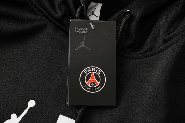 Conjunto PSG 21/22 Preto - Jordan - Com Capuz - DA Sports Oficial