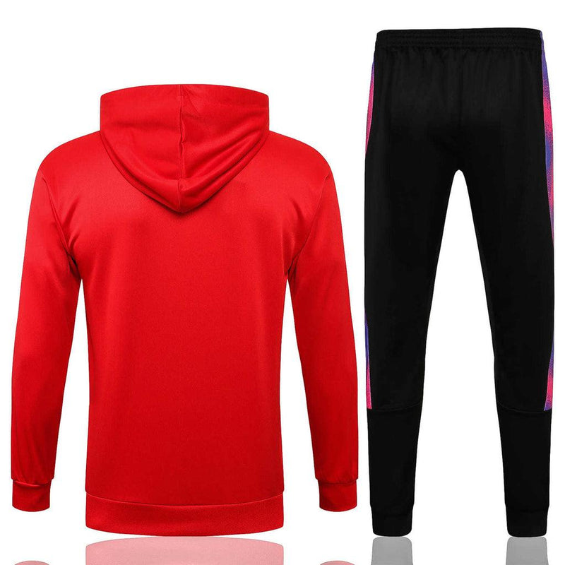 Conjunto PSG 21/22 Vermelho e Preto - Jordan - Com Capuz - DA Sports Oficial