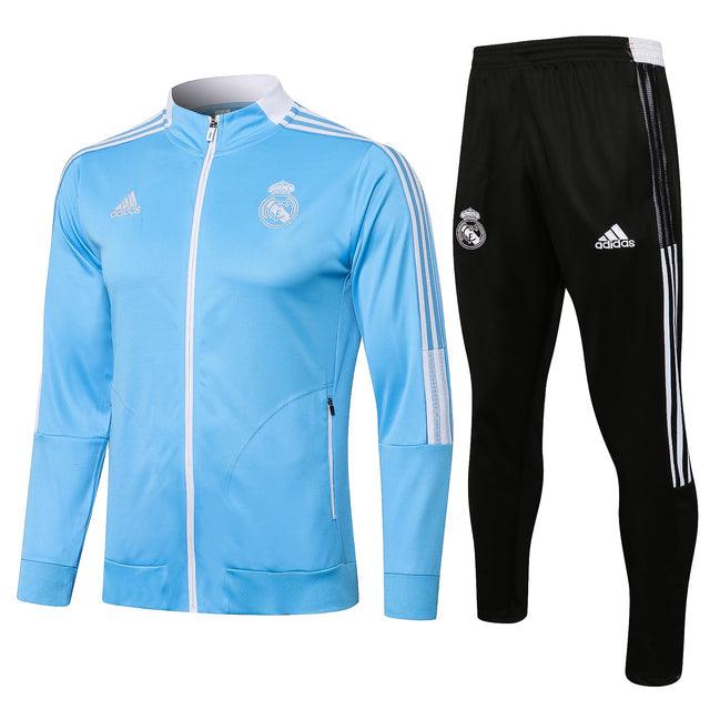 Conjunto Real Madrid 21/22 Azul - Adidas - Com Fecho - DA Sports Oficial