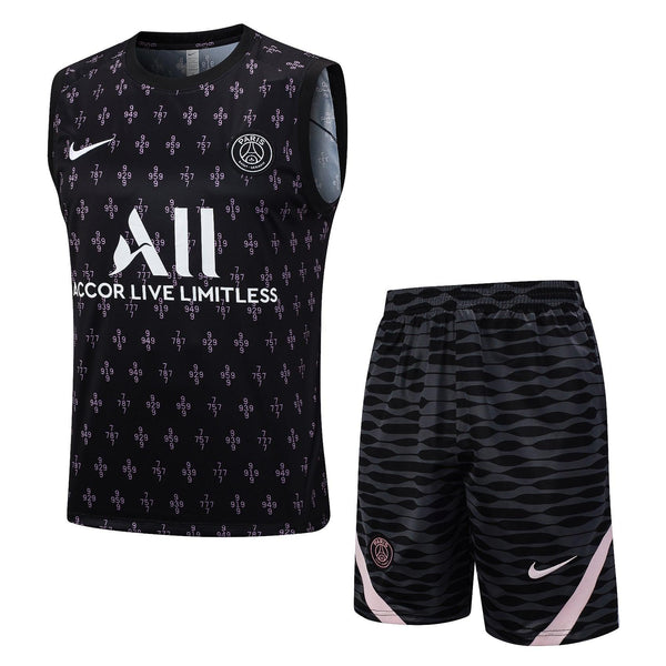 Conjunto Regata Paris Saint Germain - Preto e Rosa - DA Sports Oficial