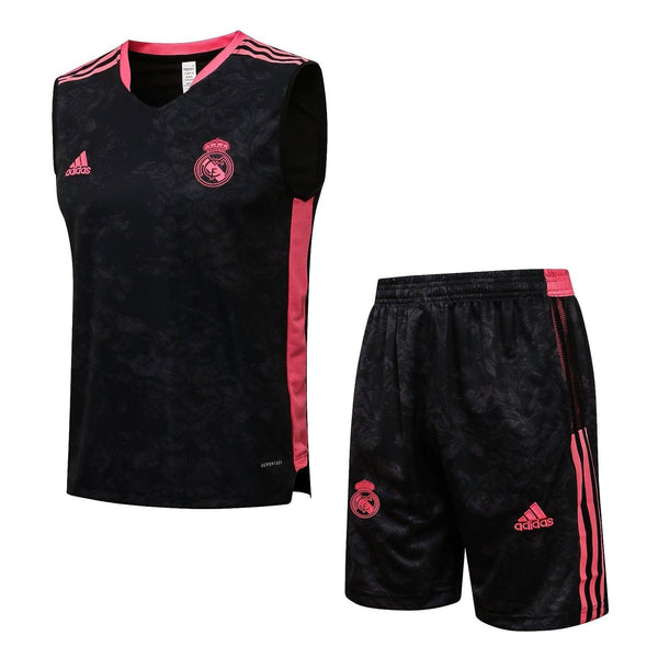 Conjunto Regata Real Madrid - Preto e Rosa - DA Sports Oficial