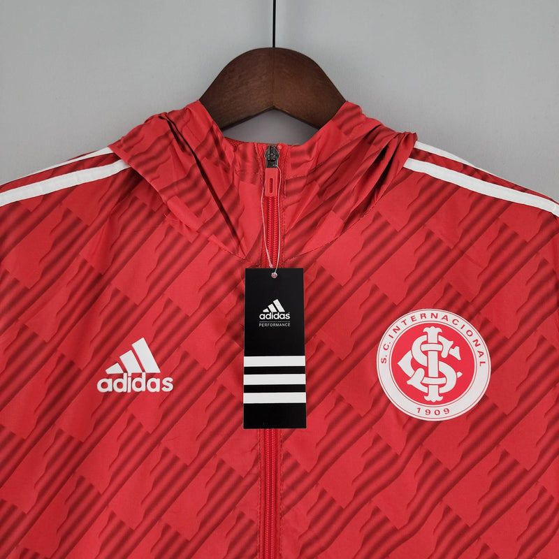 Corta-vento Internacional 22/23 Adidas - Vermelho - DA Sports Oficial