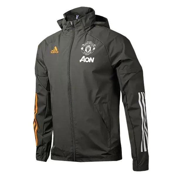 Corta-vento Manchester United 21/22 Adidas - Verde - DA Sports Oficial