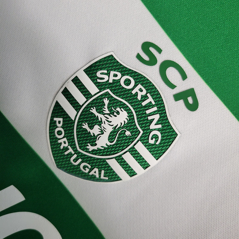 Camiseta Sporting I 23/24 - Verde Rayada