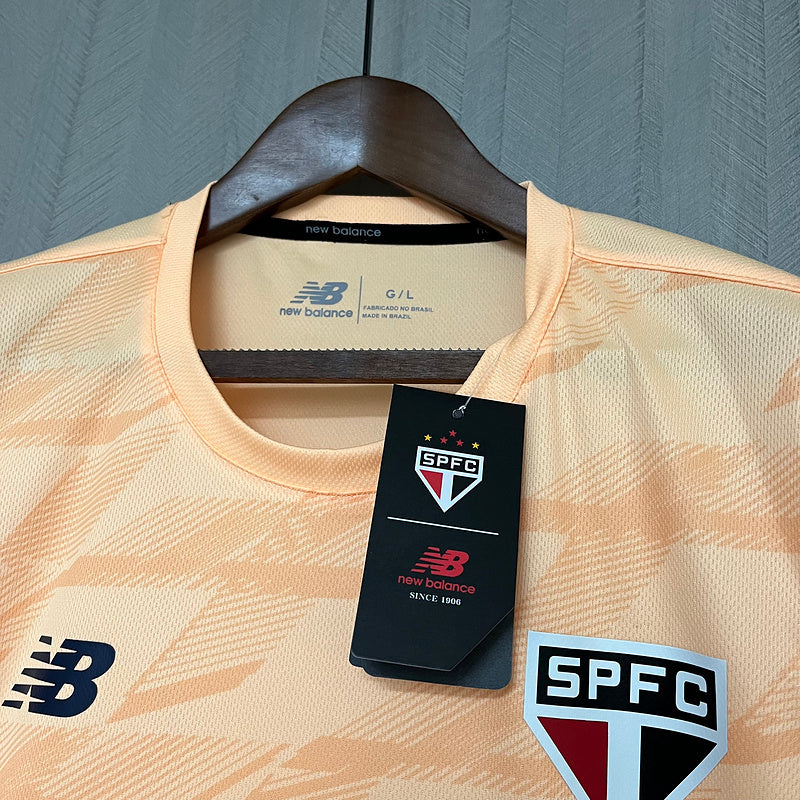 Camiseta São Paulo Treino New Balance 24/25 Naranja