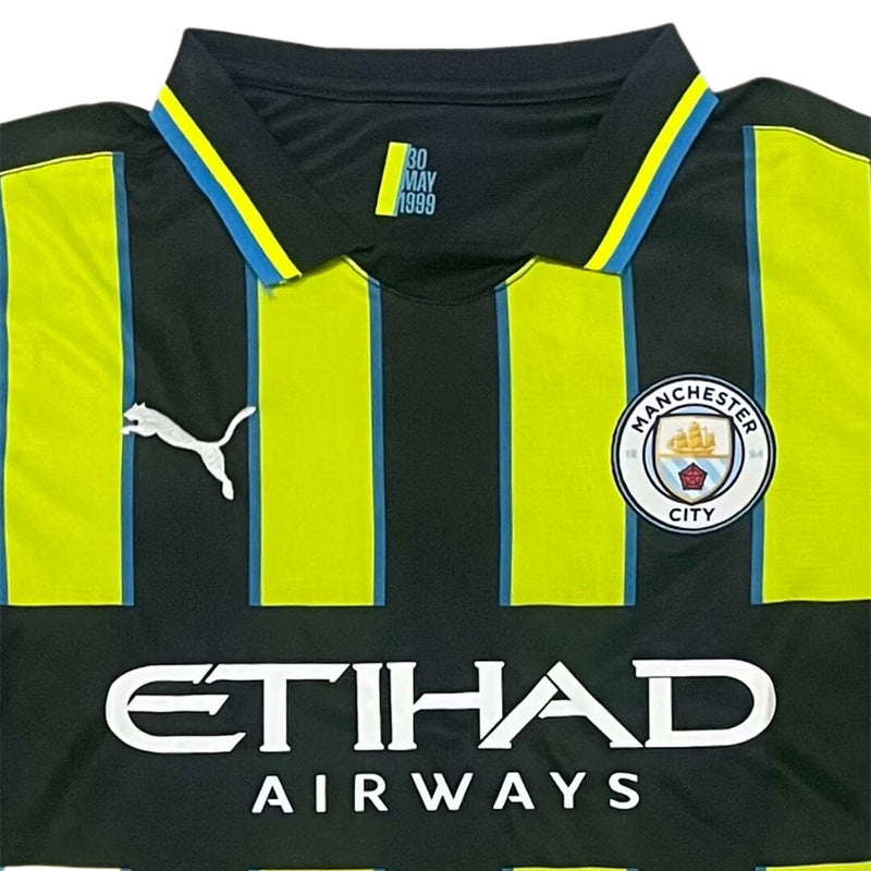 Camiseta Manchester Third City 24/25 Verde e Negro