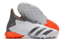 Zapatillas Société Predator Freak + FG Gray/White/Orange - Cano Alto