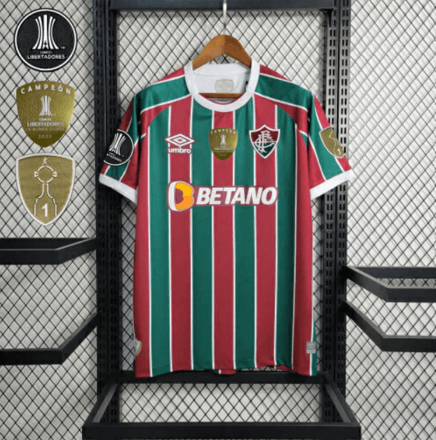 Fluminense - 2023/24 Casa - Com todos os Patches - DA Sports Oficial