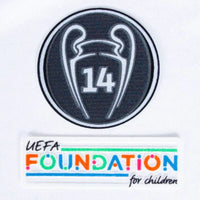 Patch gagnant du Trophée UCL à 15 reprises + Ensemble de patchs de la Fondation UEFA (Real Madrid) - 2022/2023