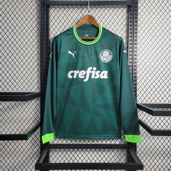 Camiseta Manga Larga Palmeiras Home 23/24