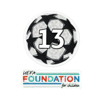 Patch UCL Starball 13 fois vainqueur + UEFA Foundation Playset 21-22 UCL Starball 13 fois vainqueur + UEFA Foundation Playset (Real Madrid)