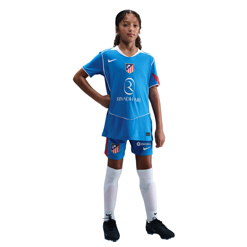 Conjunto para Niño/Niña Atletico de Madrid 25/26 Tercera - Con Medias