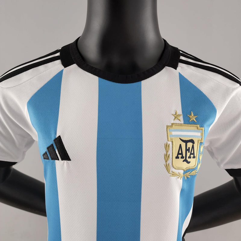 Kit Infantil Argentina 22/23 Adidas - Azul - DA Sports Oficial