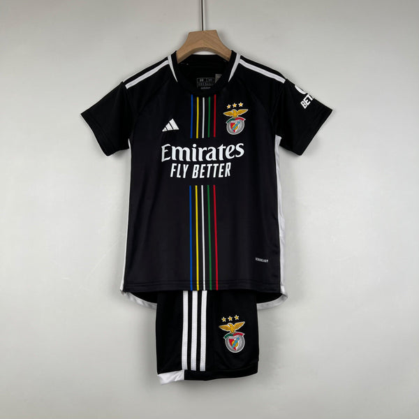 Kit Infantil Benfica II 23/24 - Preto - DA Sports Oficial